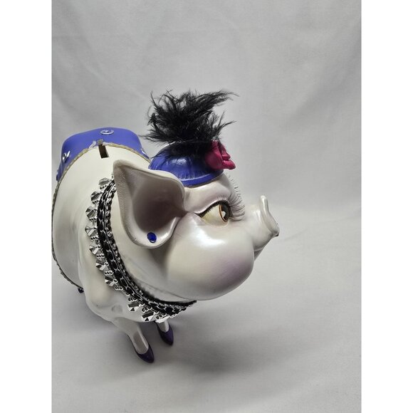 Novelty Sassy Pig Diva Piggy Bank- VTG 90s- Read Description - Picture 11 of 16